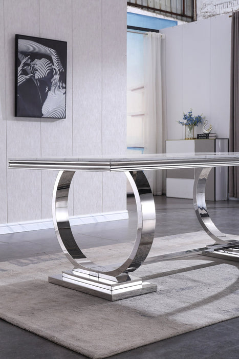 RDT316SM MARBLE DINING TABLE - ARTISAN FURNITURE