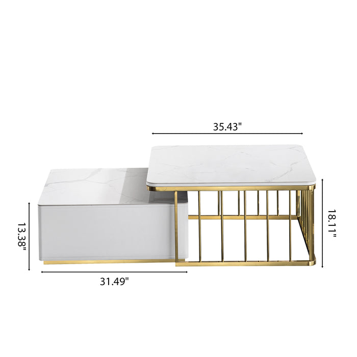 CT1031 2 PIECE COFFEE TABLE SET
