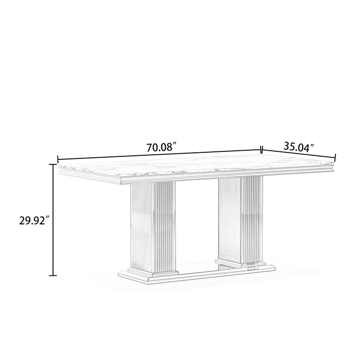 DT0216 RECTANGULAR DINING TABLE