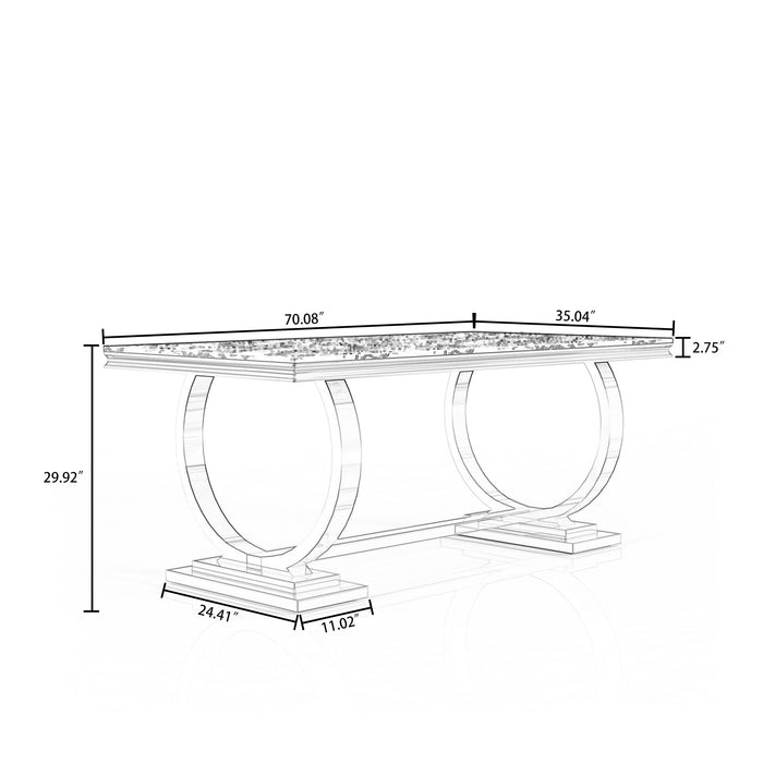 DT021 RECTANGULAR DINING TABLE