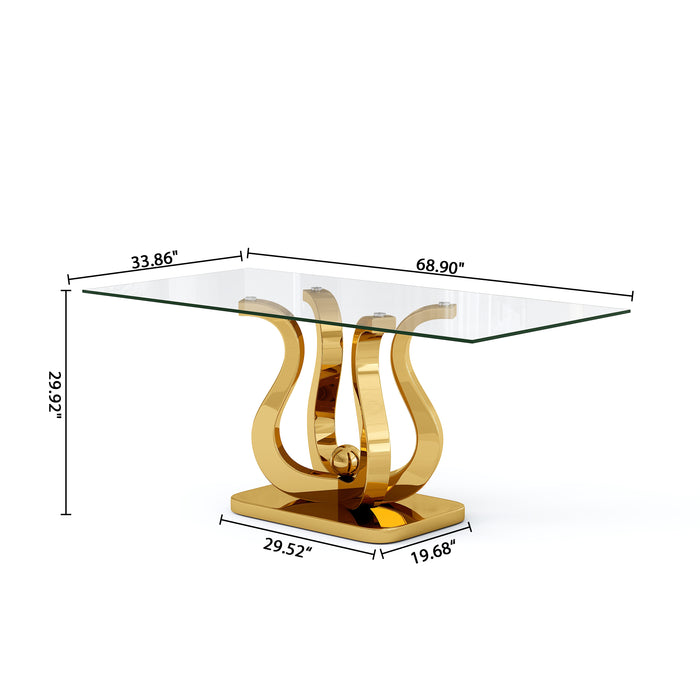 DT0325 RECTANGULAR DINING TABLE