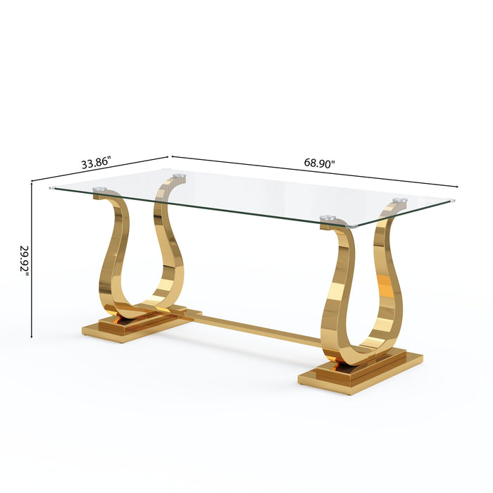 DT0330 RECTANGULAR DINING TABLE