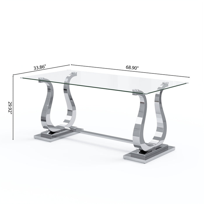 DT0330 RECTANGULAR DINING TABLE