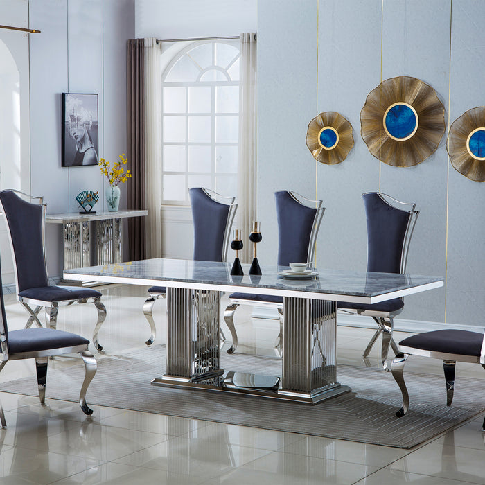 DT311 MARBLE DINING TABLE