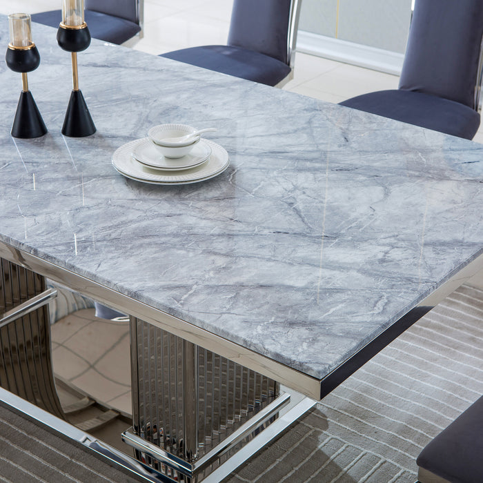 DT311 MARBLE DINING TABLE