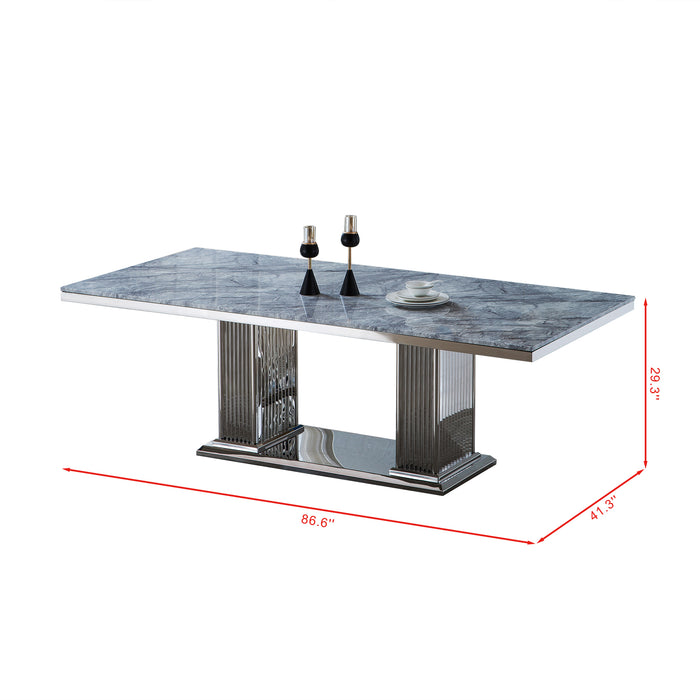 DT311 MARBLE DINING TABLE