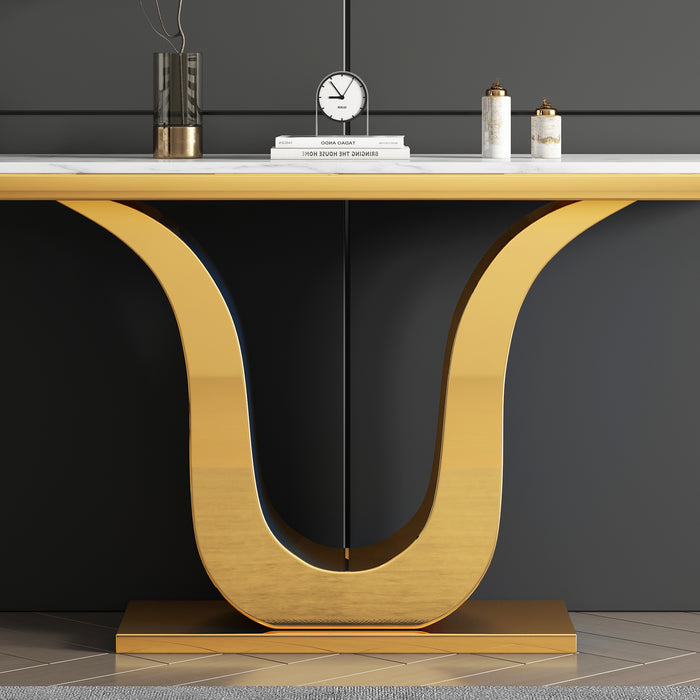 ST053GMB Marble Console Table - ARTISAN FURNITURE