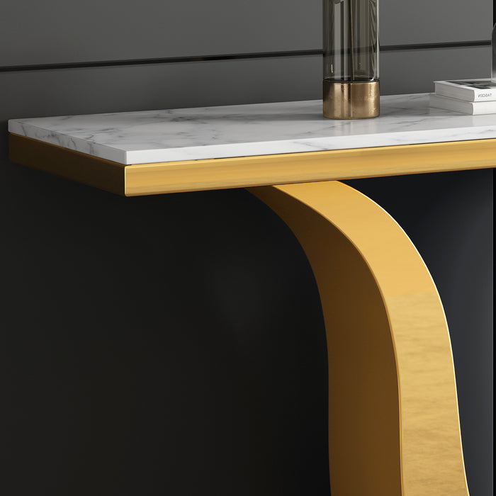 ST053GMW Marble Console Table - ARTISAN FURNITURE