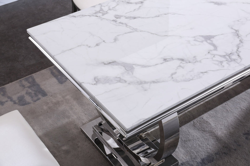 RDT316SM MARBLE DINING TABLE - ARTISAN FURNITURE