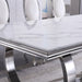 RDT316SM MARBLE DINING TABLE - ARTISAN FURNITURE