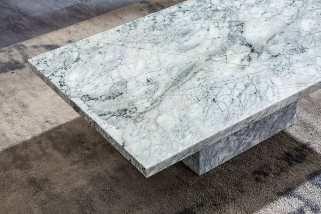 CT306BMW MARBLE COFFEE TABLE - ARTISAN FURNITURE