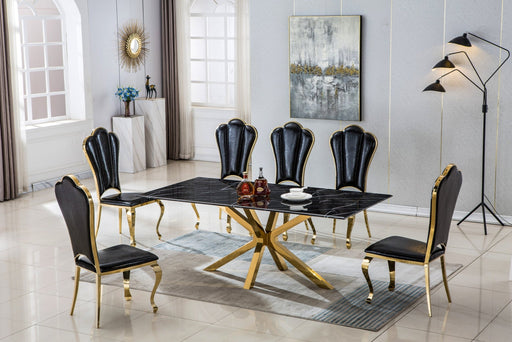 DT201GMB MARBLE DINING TABLE - ARTISAN FURNITURE