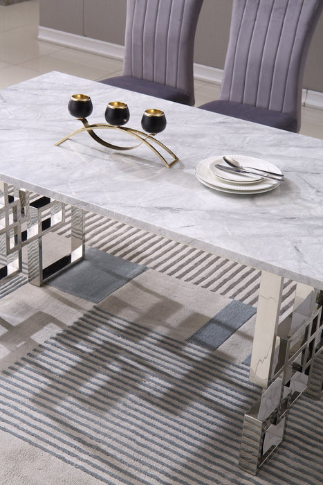 RDT213SMG MARBLE DINING TABLE - ARTISAN FURNITURE