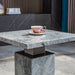 ET306BMW MARBLE END TABLE - ARTISAN FURNITURE