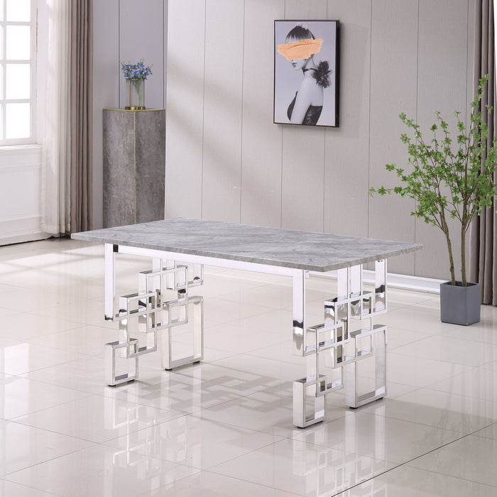 RDT213SMG MARBLE DINING TABLE - ARTISAN FURNITURE