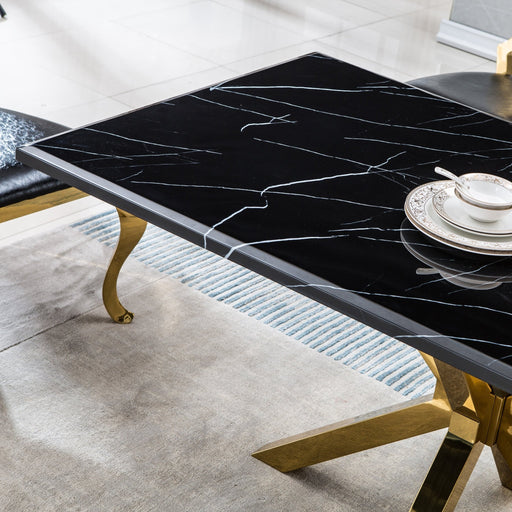 DT201GMB MARBLE DINING TABLE - ARTISAN FURNITURE