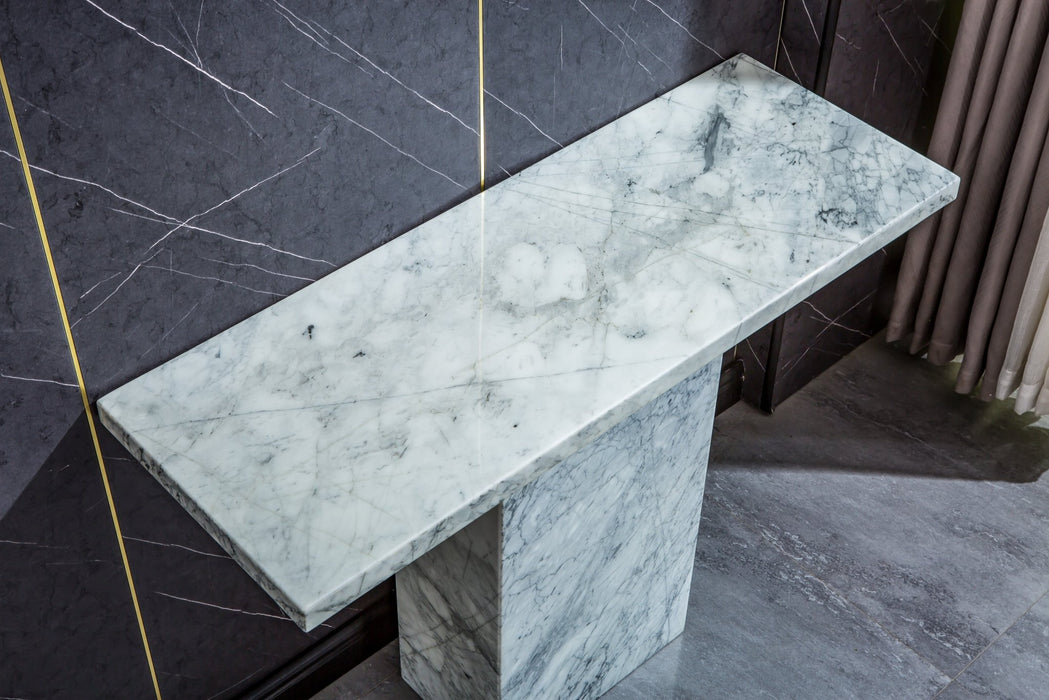 ST306BMW MARBLE CONSOLE TABLE - ARTISAN FURNITURE