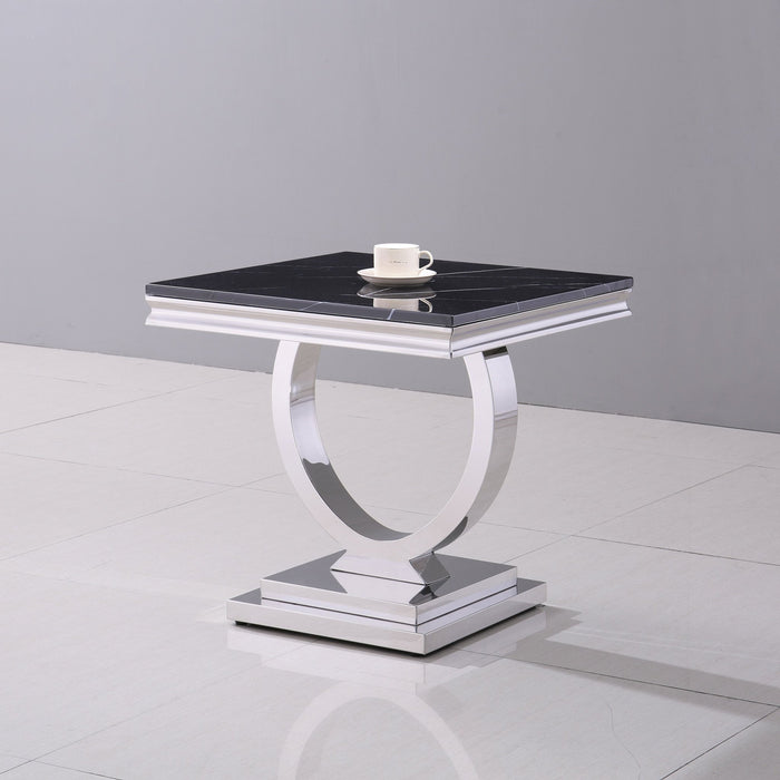 ET316SMB MARBLE END TABLE - ARTISAN FURNITURE