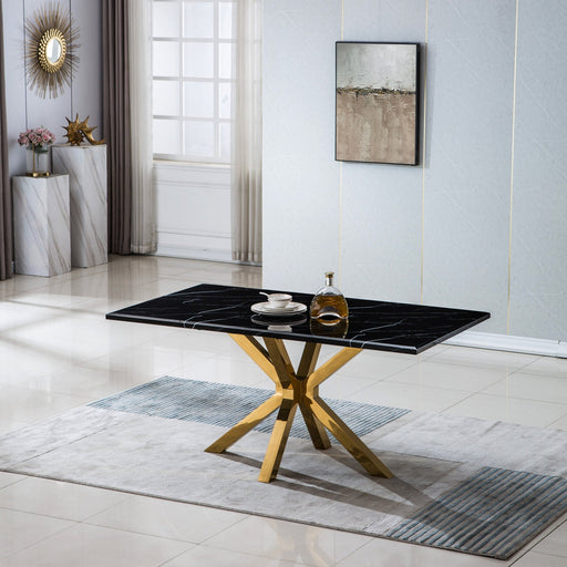 DT202GMB MARBLE DINING TABLE - ARTISAN FURNITURE