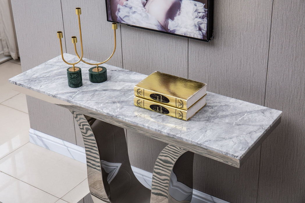 ST310SMG MARBLE CONSOLE TABLE - ARTISAN FURNITURE